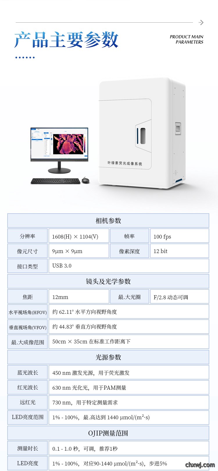 叶绿素荧光成像仪